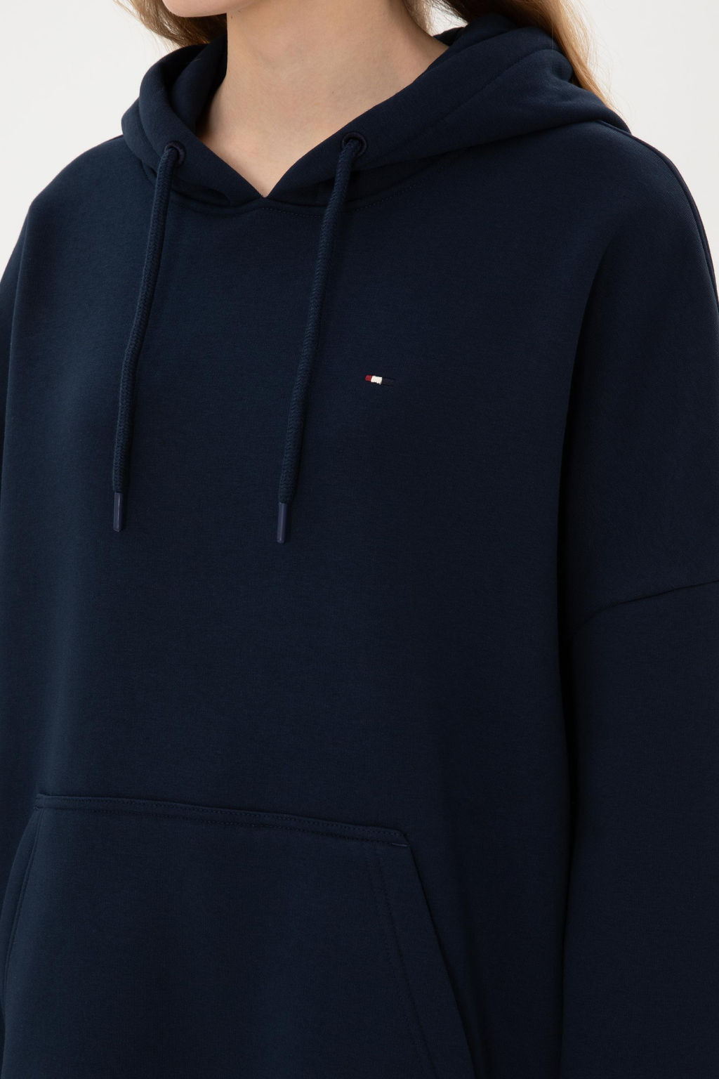 Kad_n Lacivert Basic Sweatshirt Sepette S_rpriz _ndirim - U.s. polo assn фото 7