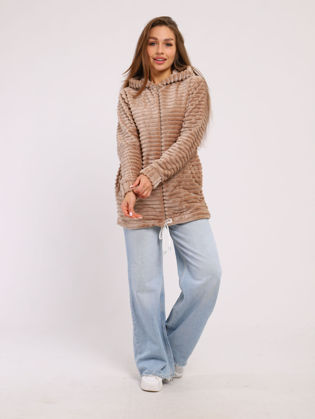 Толстовка женская 6-204 из велсофта - Новое кимоно фото 41