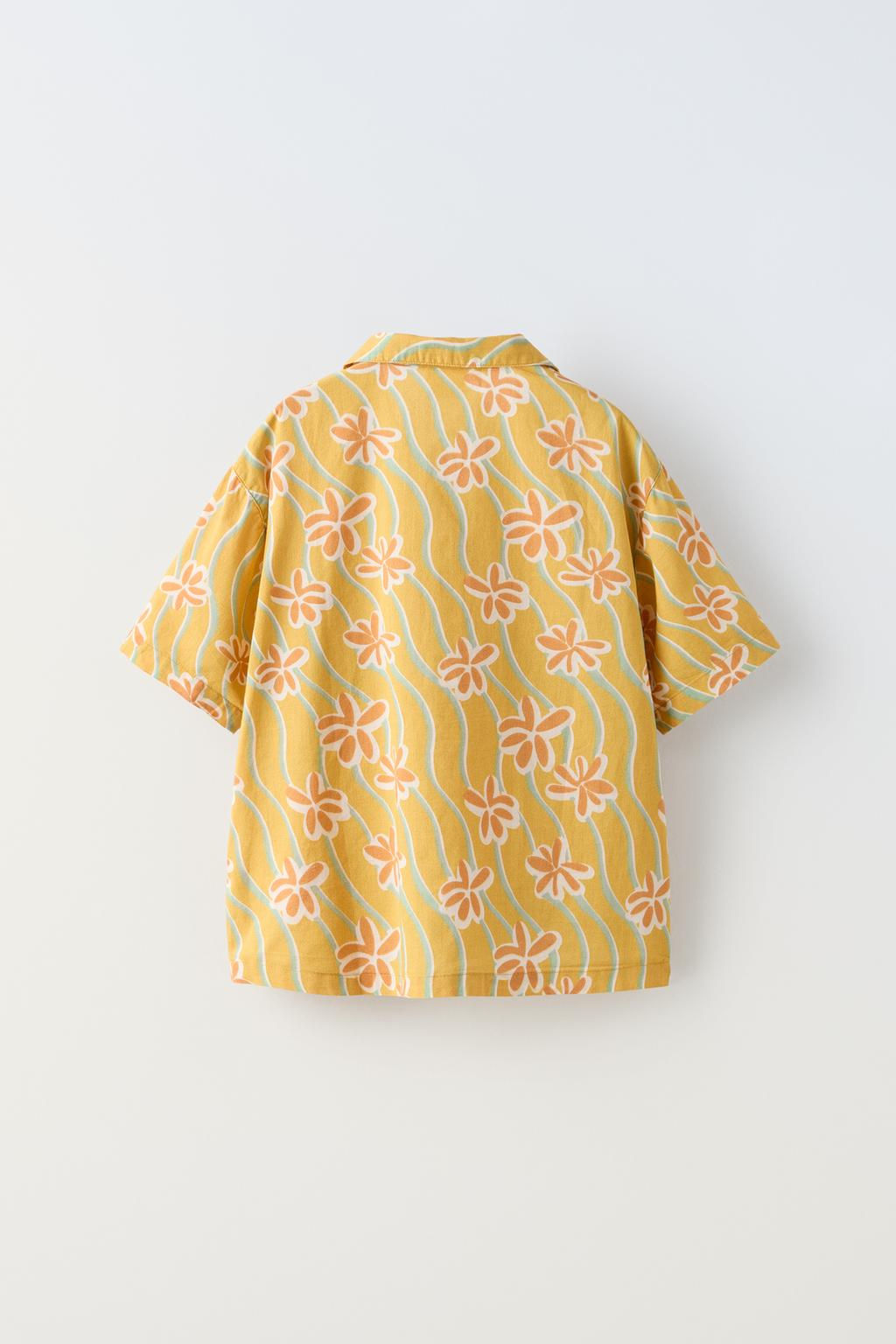 6-14 YAS/ DUGMELI CICEKLI PIJAMA TAKIMI - Zara фото 3