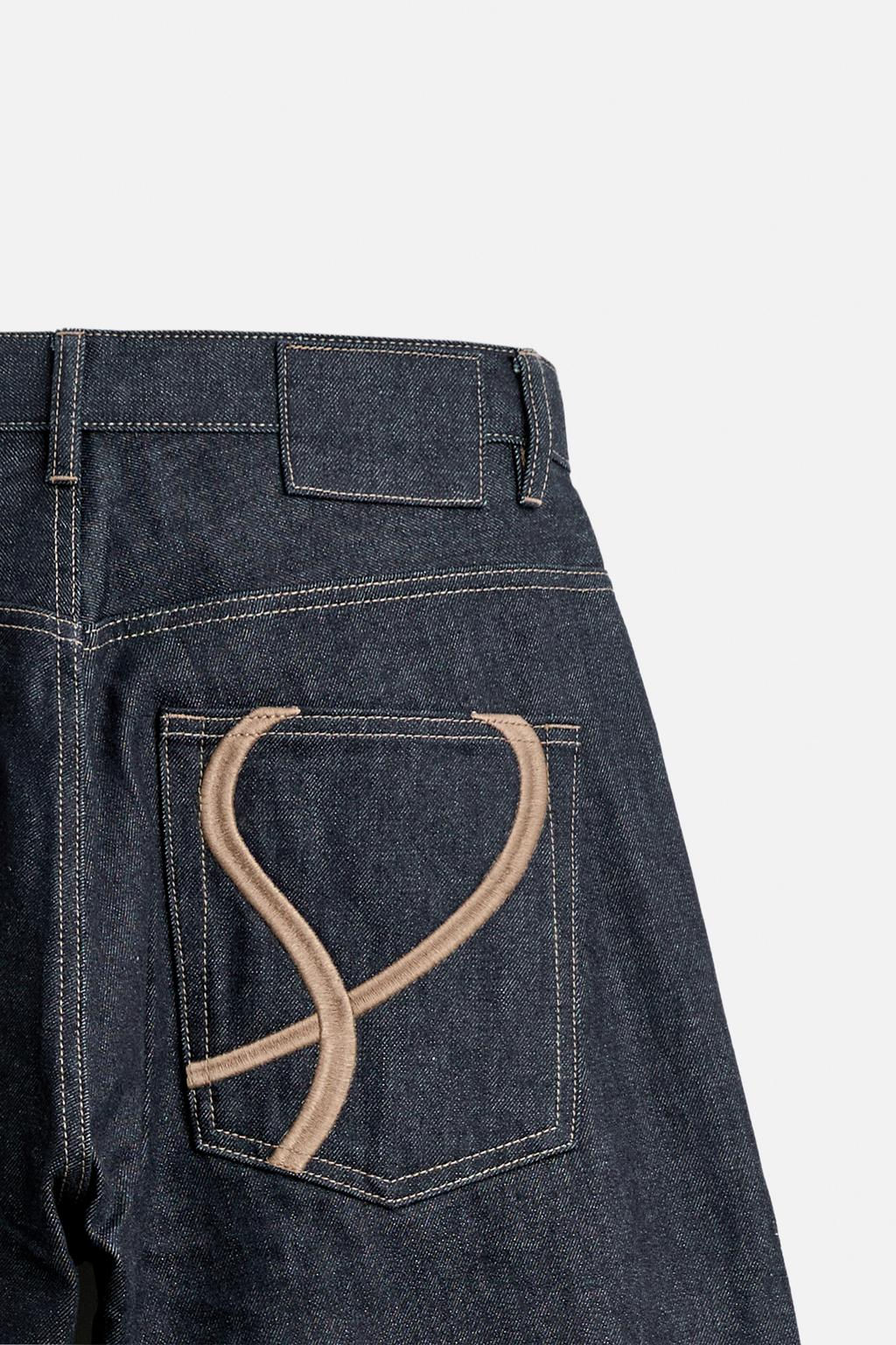 EMBROIDERED BAGGY FIT JEANS - Zara фото 9