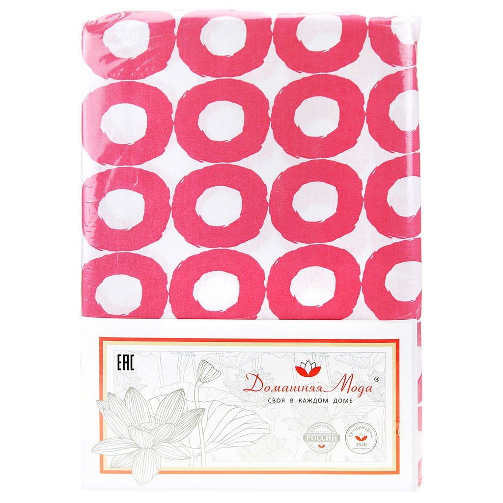 Простыня на резинке односпальная Модницы (сладкоежка) 90х200см, свесы 27см, поплин 115г/м2, хлопок 100%, Домашняя мода (Россия)  фото 4