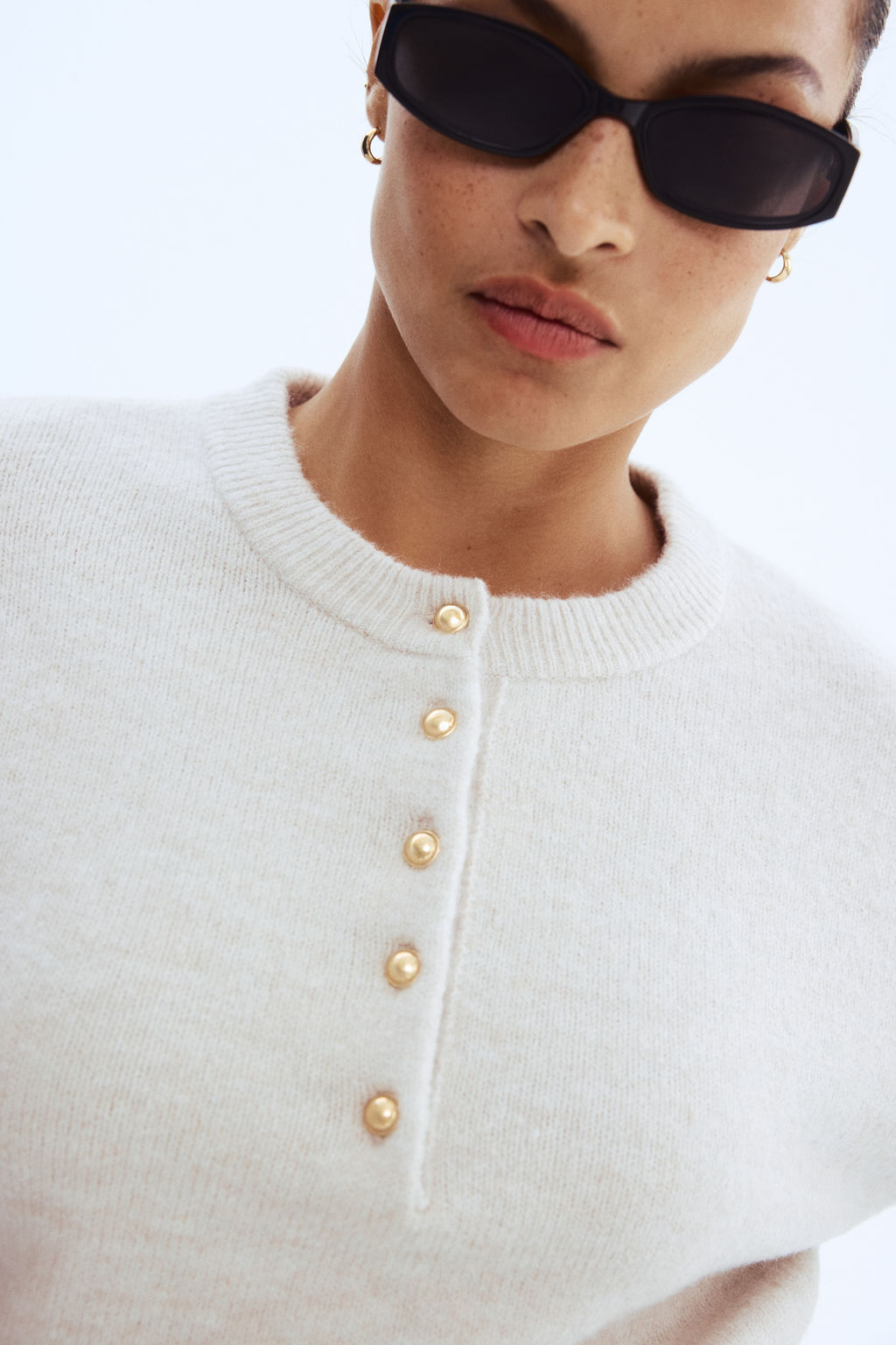 Jersey con botones - H&m фото 7