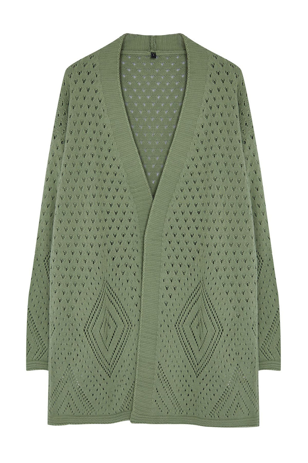 Mint Genis Kal?p Midi Ajurlu/Delikli Triko H?rka TWOAW24HI00331