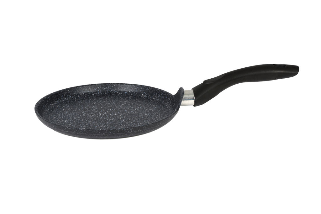 ЛА_АП_GRANIT INDUCTION (black) Сковорода блинная 220мм, индукция, арт GB21122i