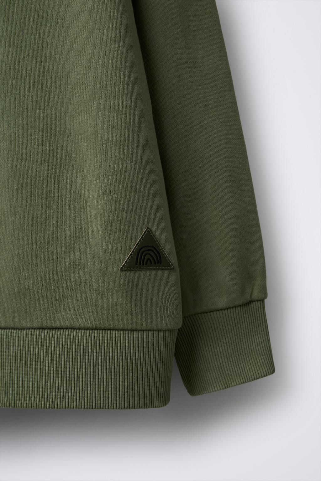POLO SWEATSHIRT WITH LABEL - Zara фото 5