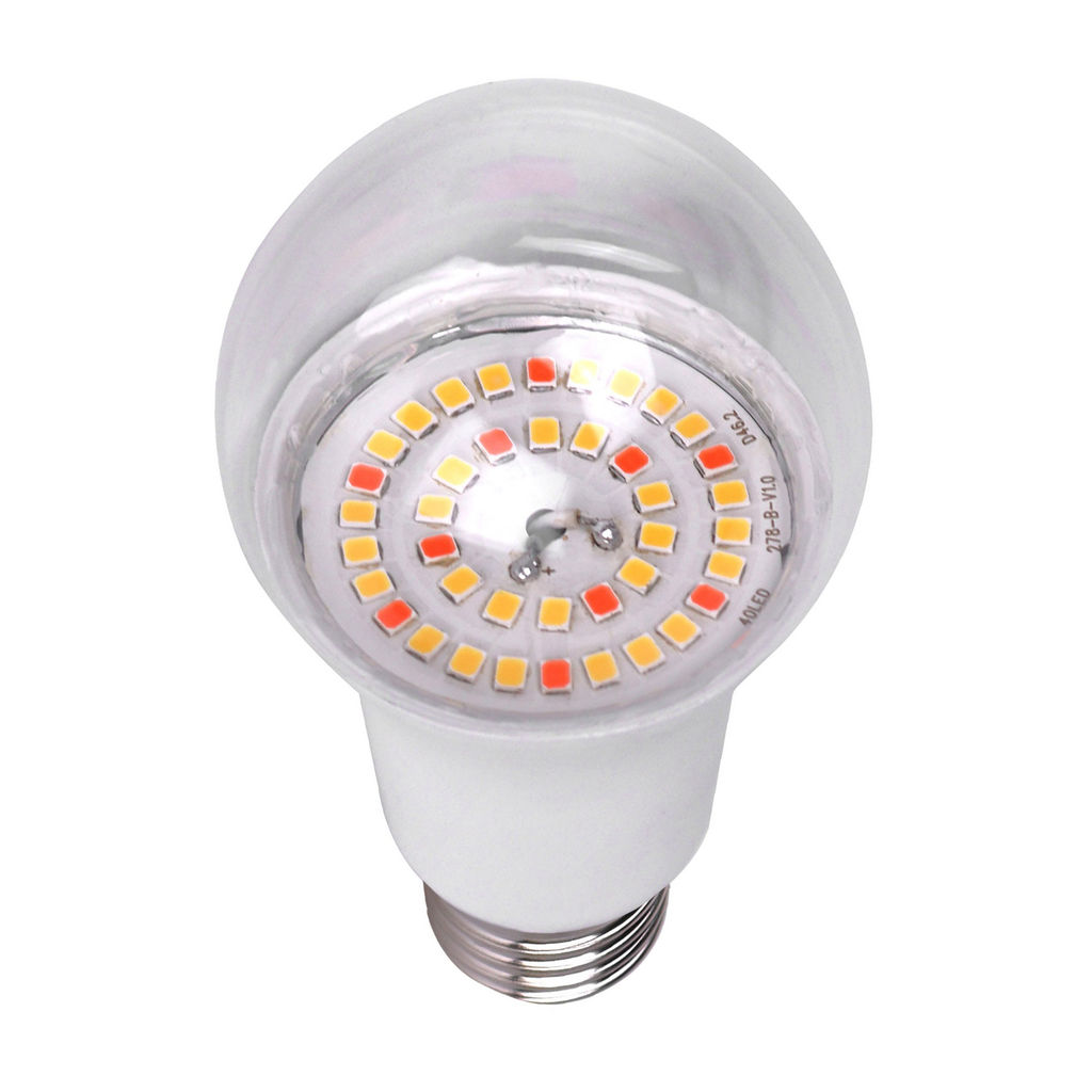 LED-A60-15W/SPFB/E27/CL PLP30WH Лампа светодиодная для растений. Форма "A", прозрачная. Спектр для фотосинтеза. Картон. ТМ Uniel
