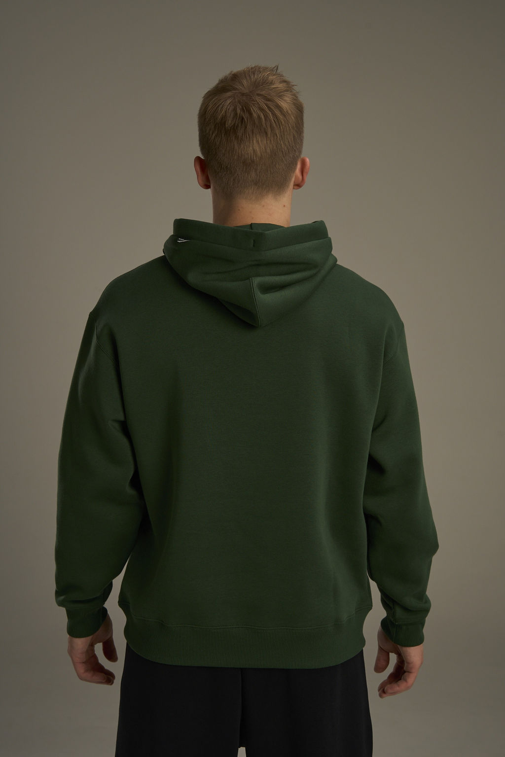 Худи утепленное Зеленый