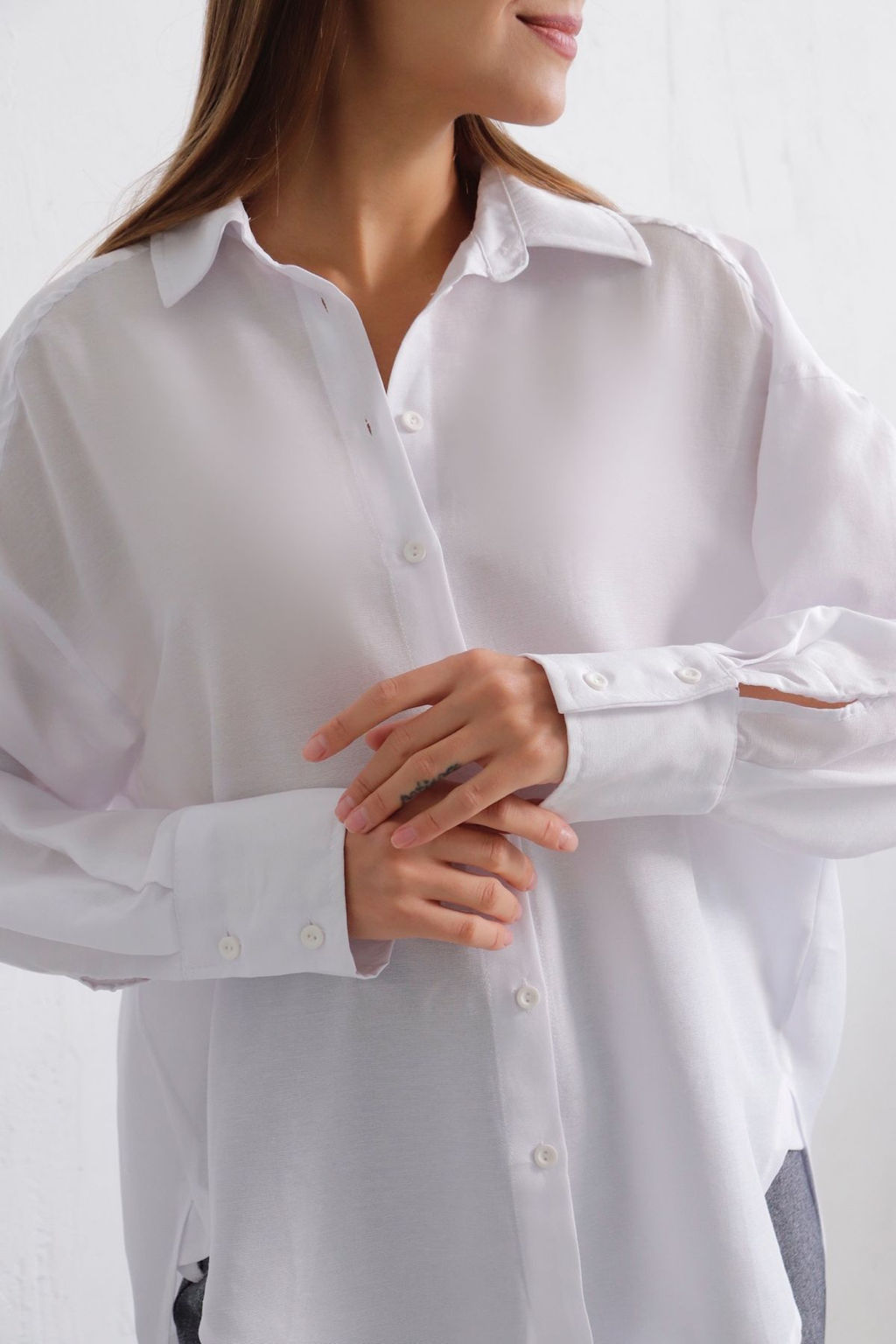 11630 Рубашка белая - Martichelli фото 44