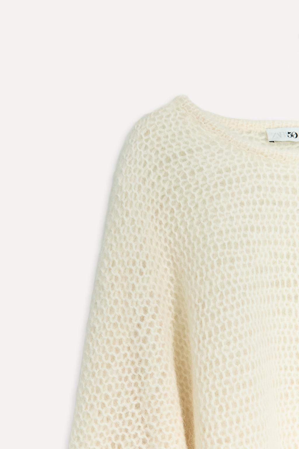ALPACA BLEND SWEATER 50TH ANNIVERSARY - Zara фото 6