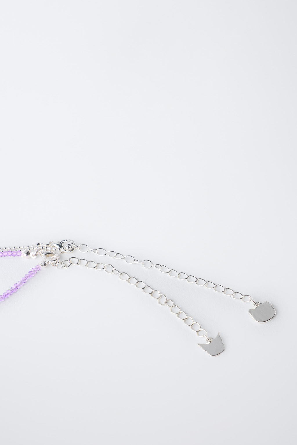 HELLO KITTY AND KUROMI  SANRIO BEAD NECKLACE TWO-PACK - Zara фото 4