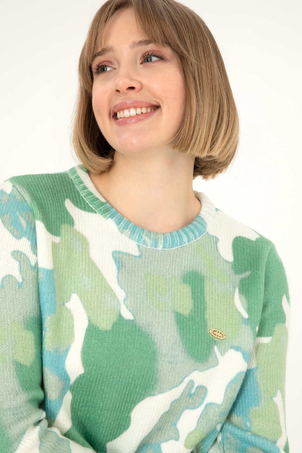 Женский мятный свитер Неожиданная скидка в корзине - U.s. polo assn фото 2