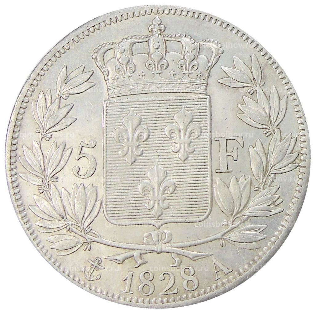 5 франков 1828 года A Франция