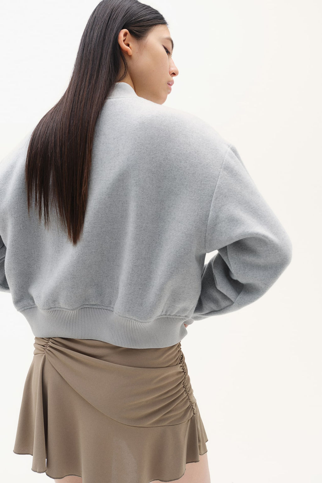 Cazadora bomber afieltrada - H&m фото 4