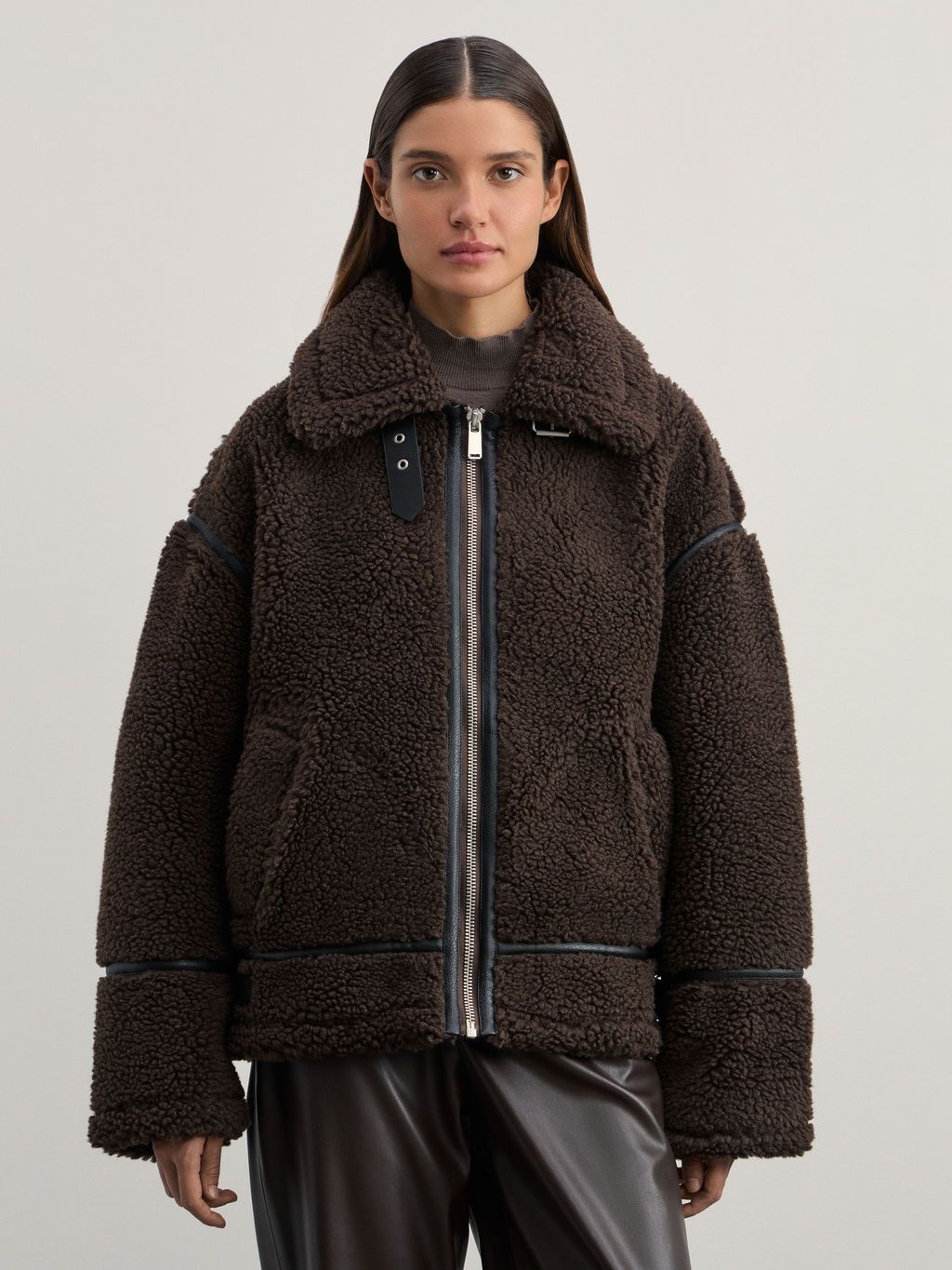 Дублёнка из искусственного меха / Zarina  фото 3