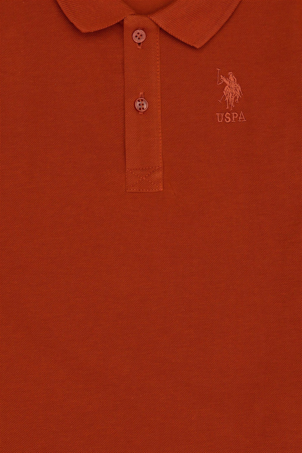 Базовая толстовка с воротником-поло Brick для мальчиков - U.s. polo assn фото 6