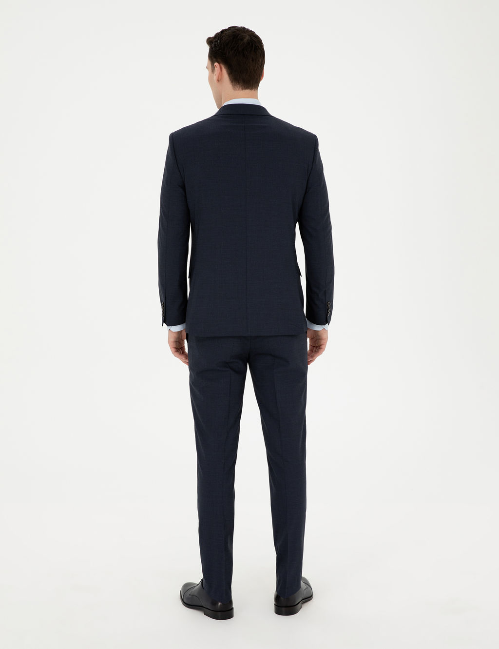Lacivert Extra Slim Fit Tak_m Elbise