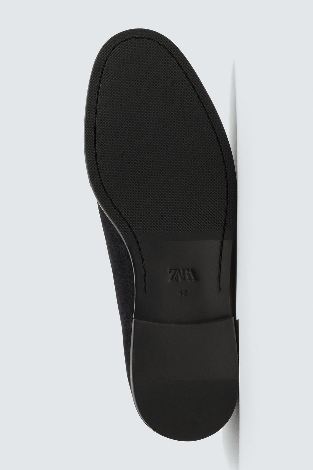 MOCAS?N PIEL BORLAS / Azul - Zara фото 4