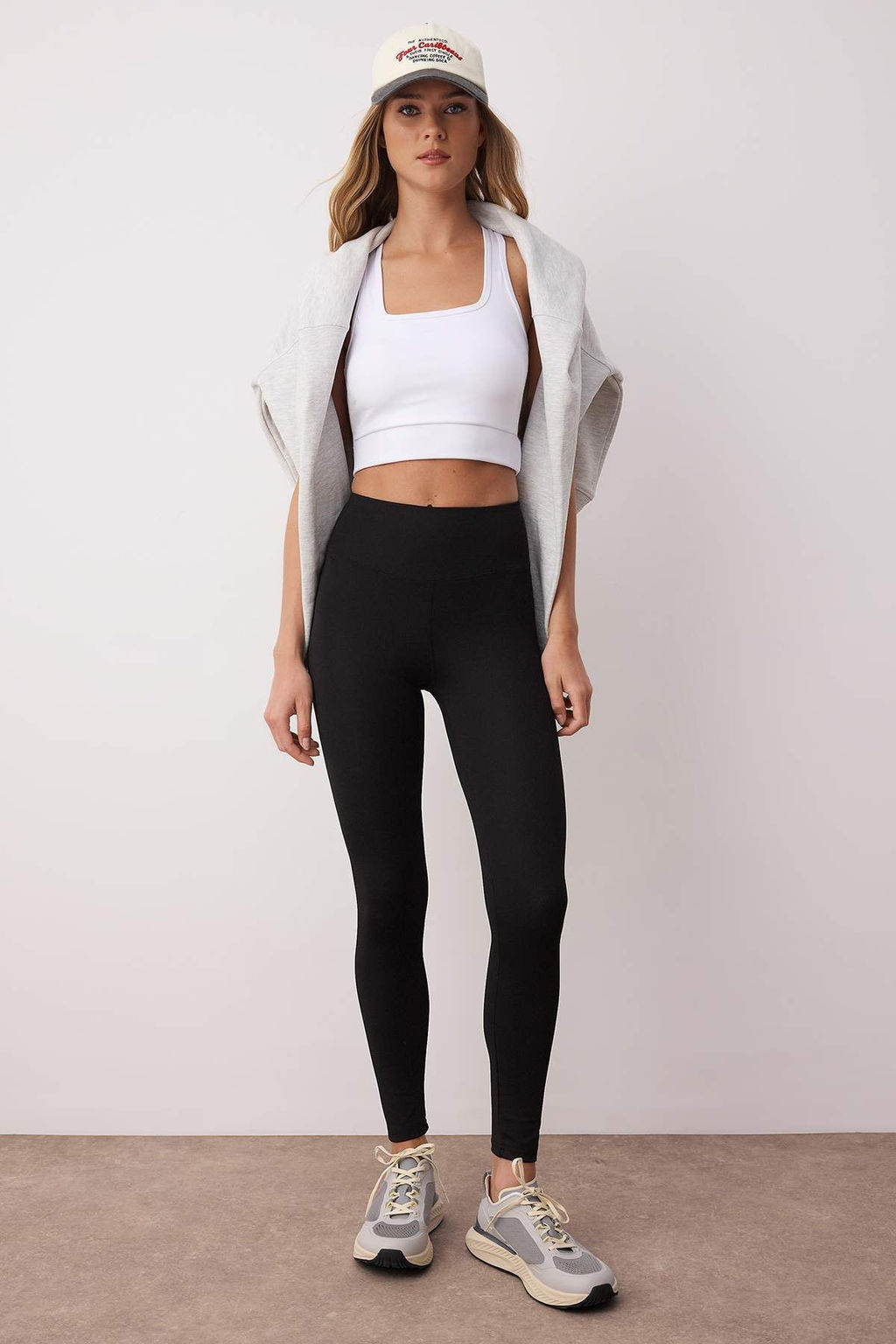 Siyah Dalg?c/Scuba Kumas Tam Boy Orme Spor Tayt THMAW26TY00007 - Trendyolmilla фото 7