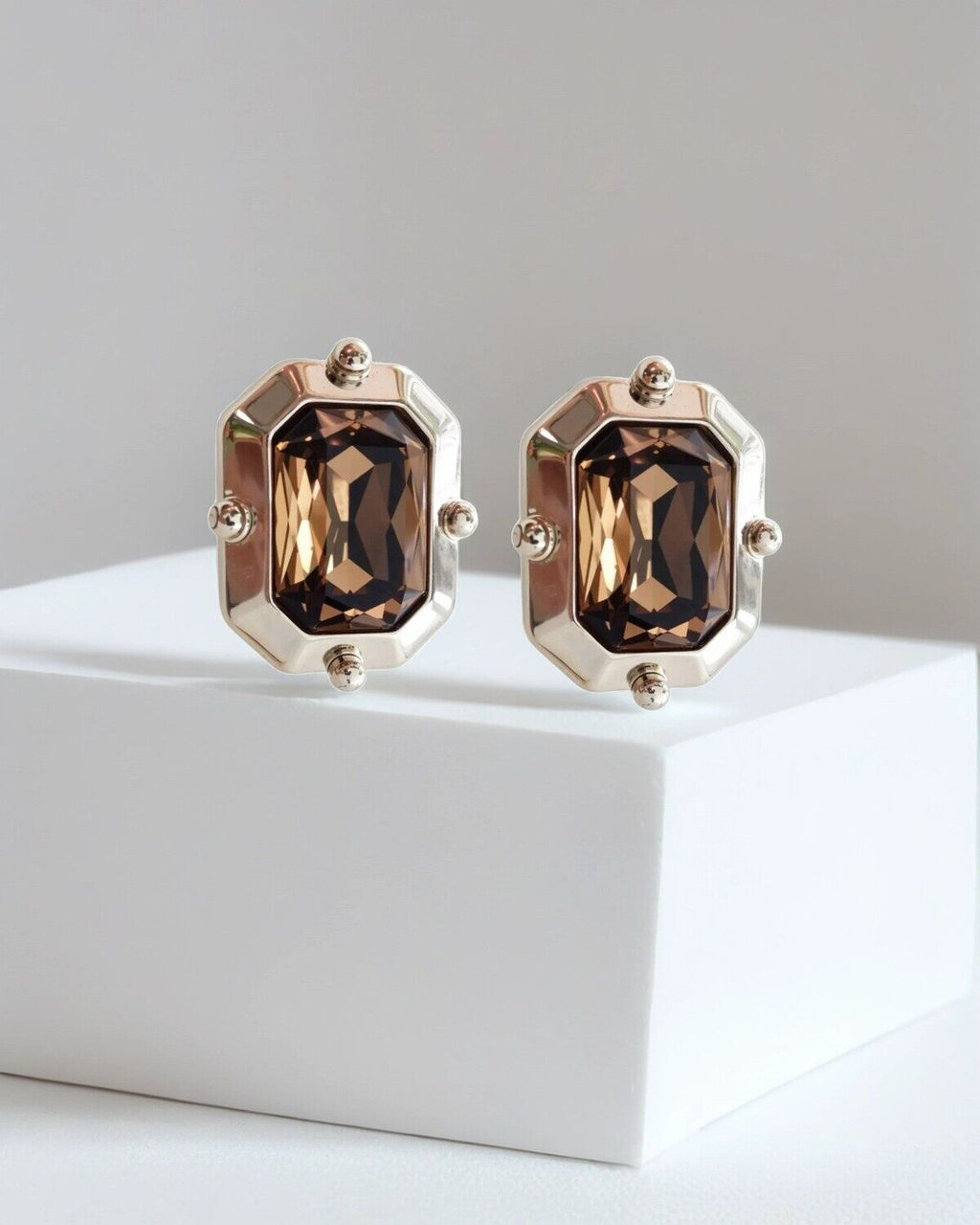 Серьги с кристаллами Swarovski