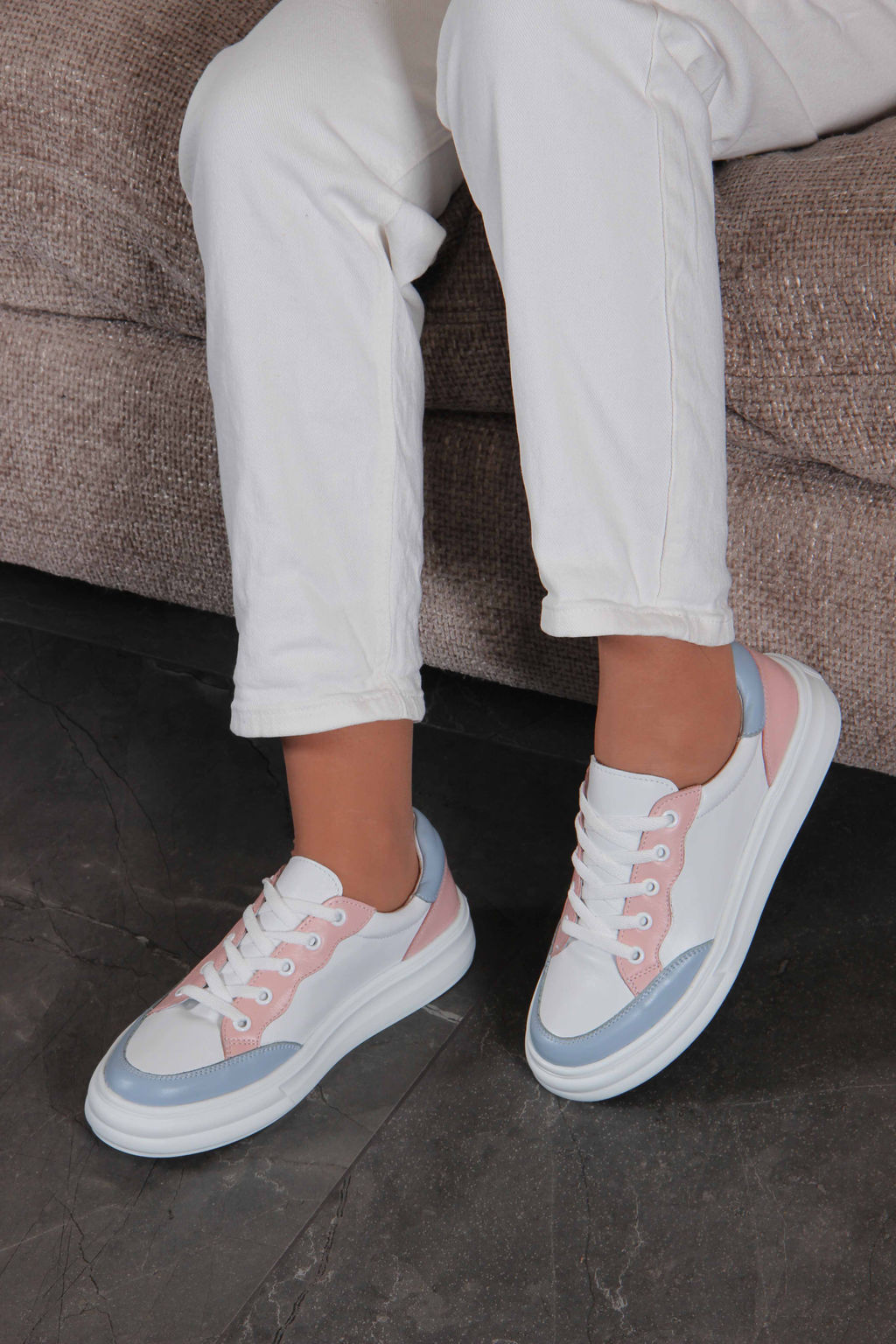 Кеды EDART 148.lusi22 w. Белый-голубой-розовый - Ed'art фото 18