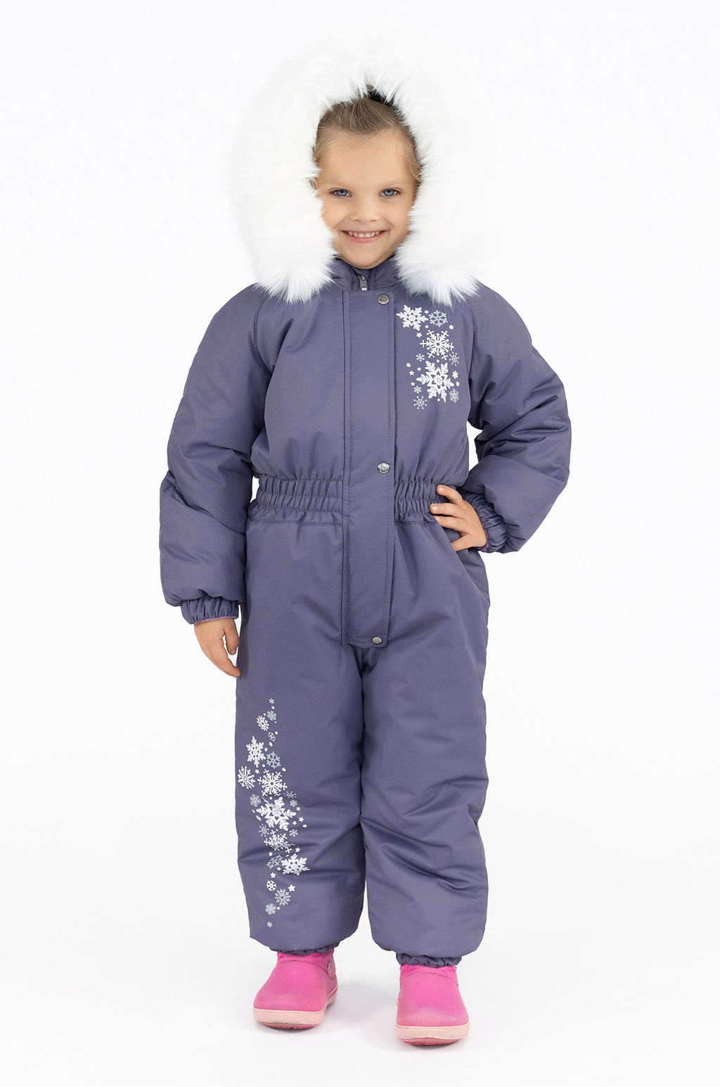 Комбинезон зимний фиолетовый