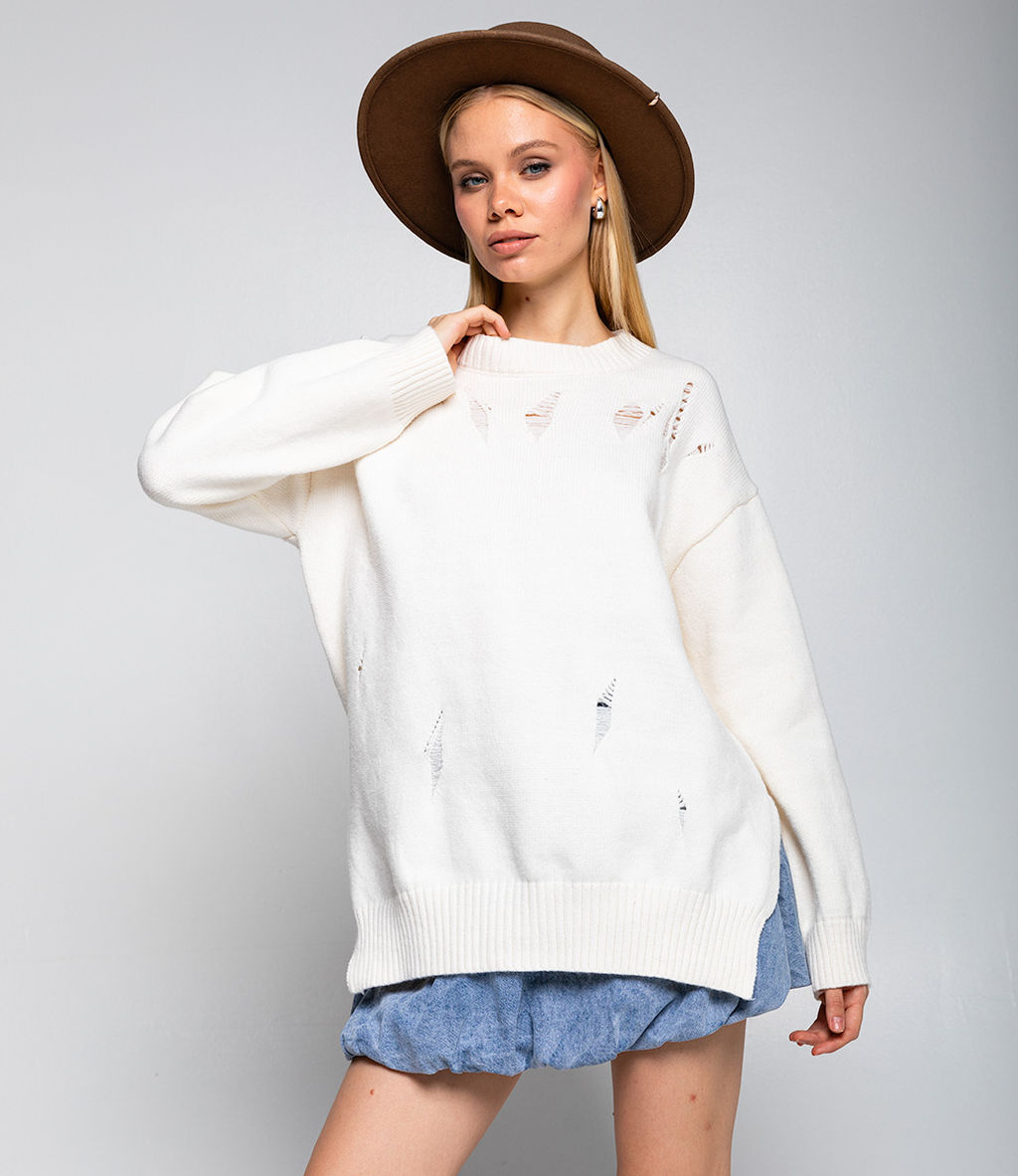 Джемпер #КТ802 (8), кремовый - Dommod фото 2