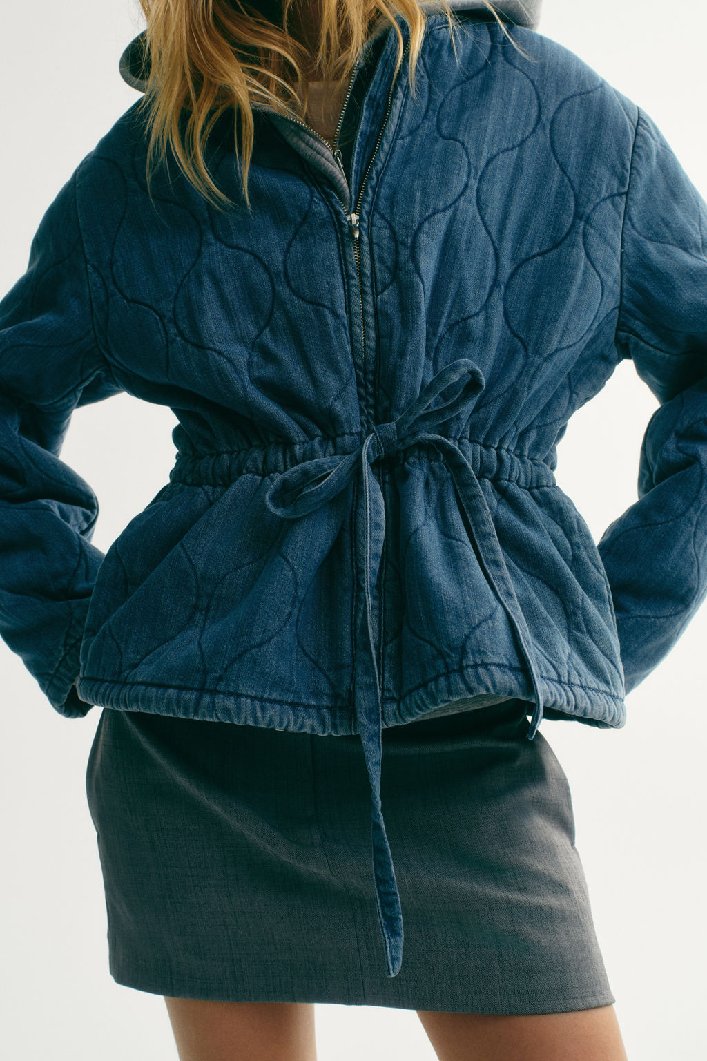 Chaqueta denim acolchada - H&m фото 5
