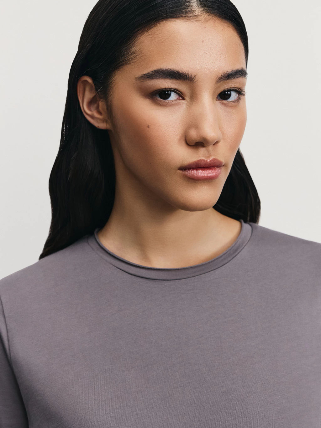 Хлопковая футболка прямого кроя / Zarina  фото 6