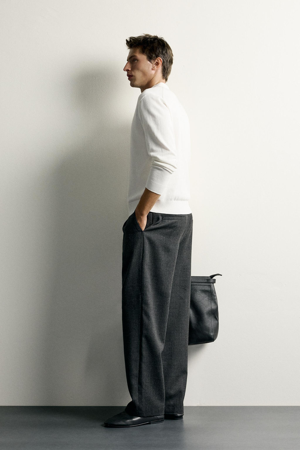 POLO PUNTO REGULAR FIT ALGOD?N - LINO / Crudo - Zara фото 3