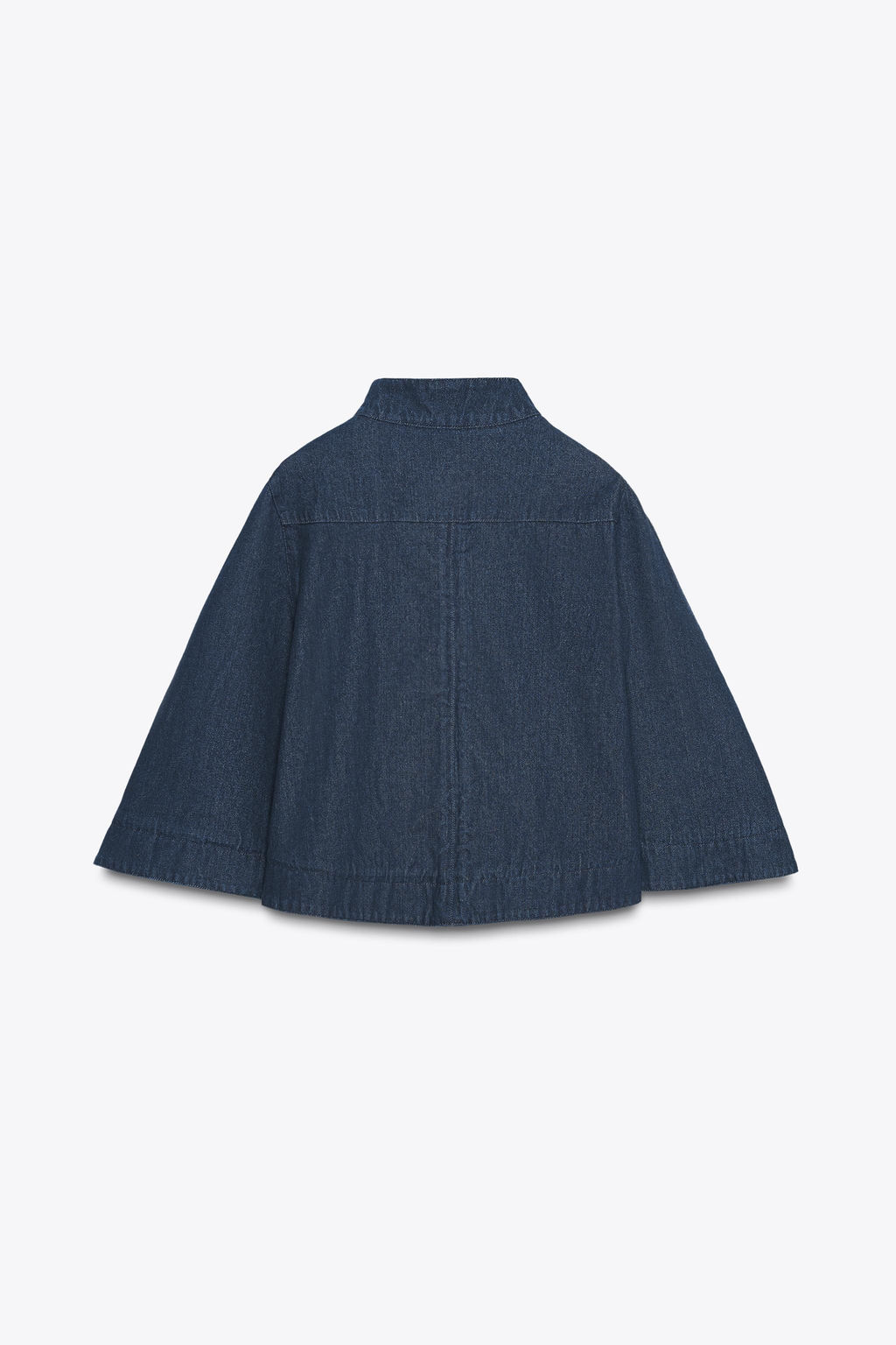 DENIM CAPE WITH TOGGLES - Zara фото 8