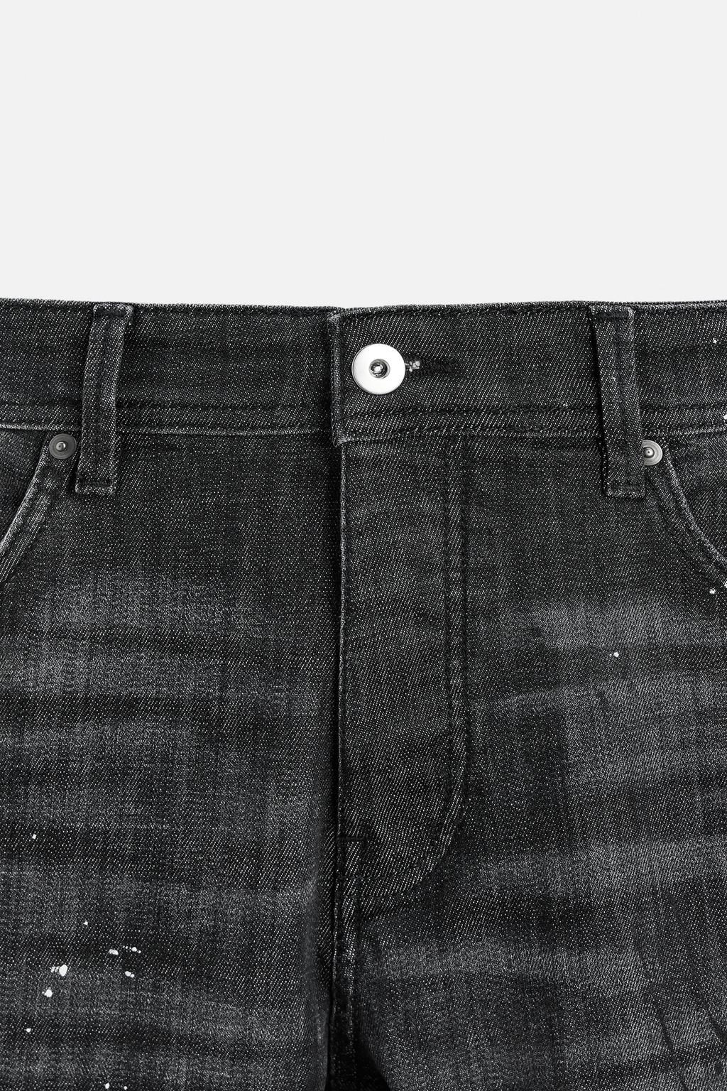 RIPPED SKINNY JEANS WITH PAINT SPLATTER - Zara фото 18