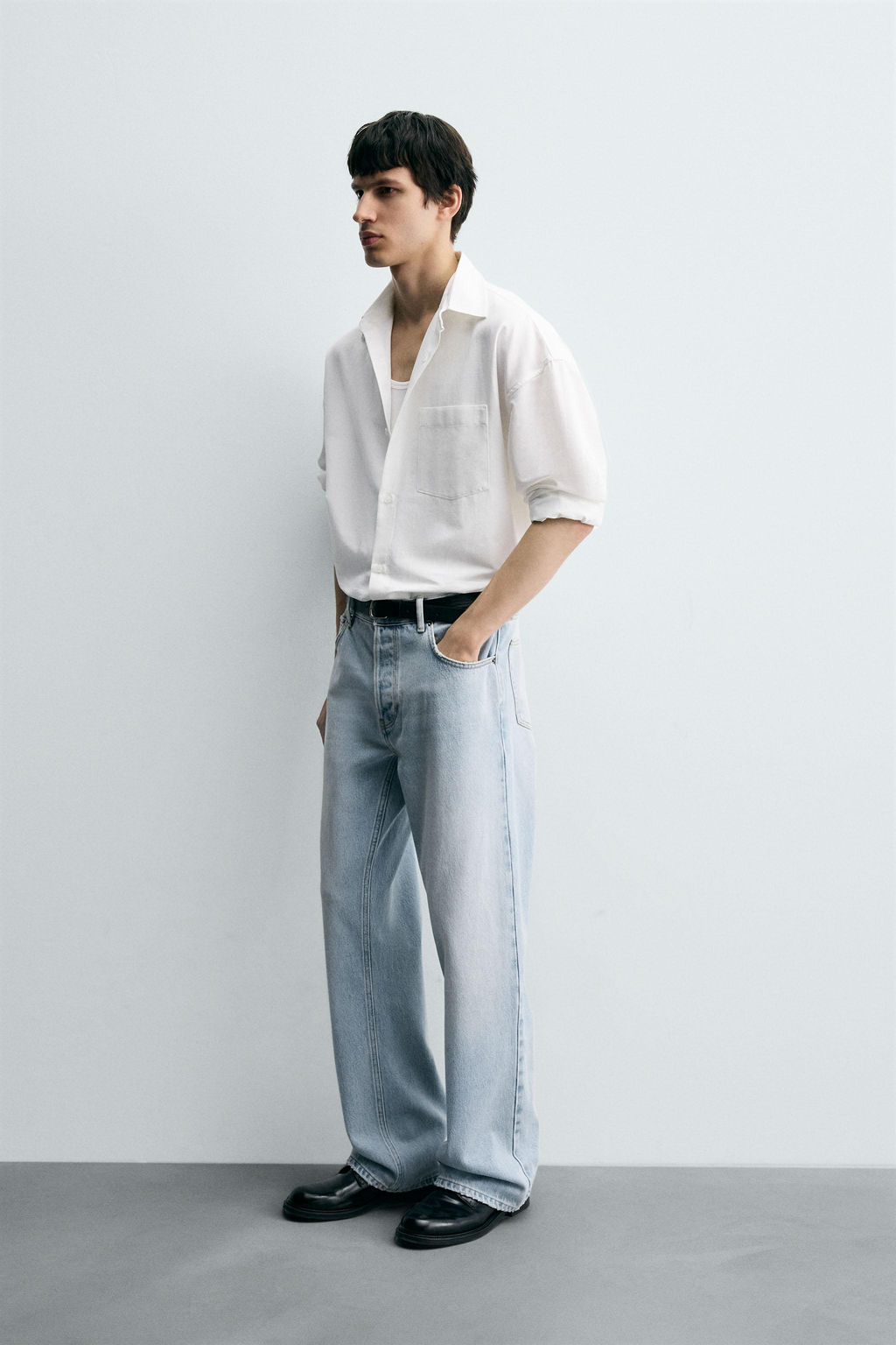 FLARED FIT JEANS - Zara фото 4