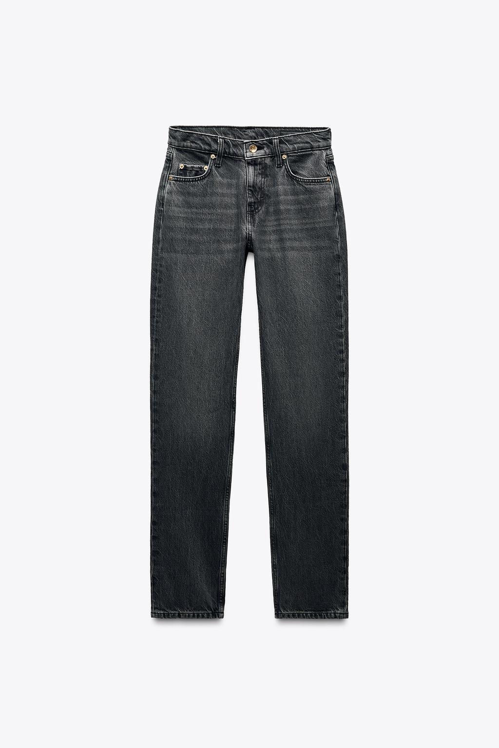 ZW COLLECTION STRAIGHT LOW-RISE JEANS - Zara фото 11
