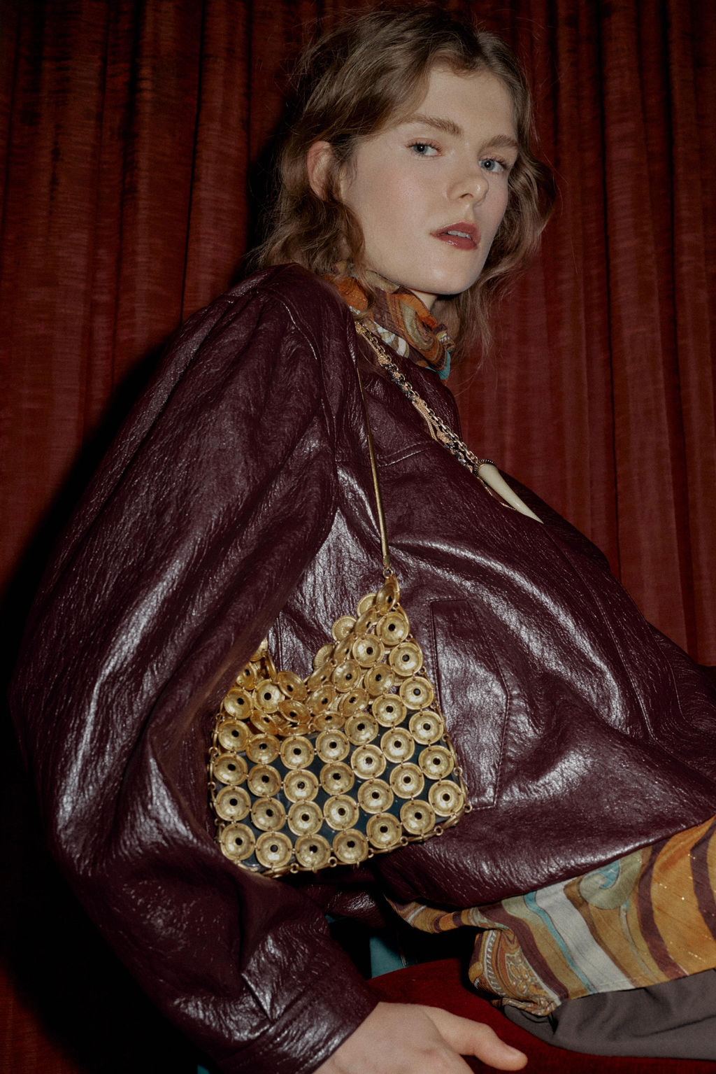 METAL APPLIQU_ BUCKET BAG - Zara фото 3