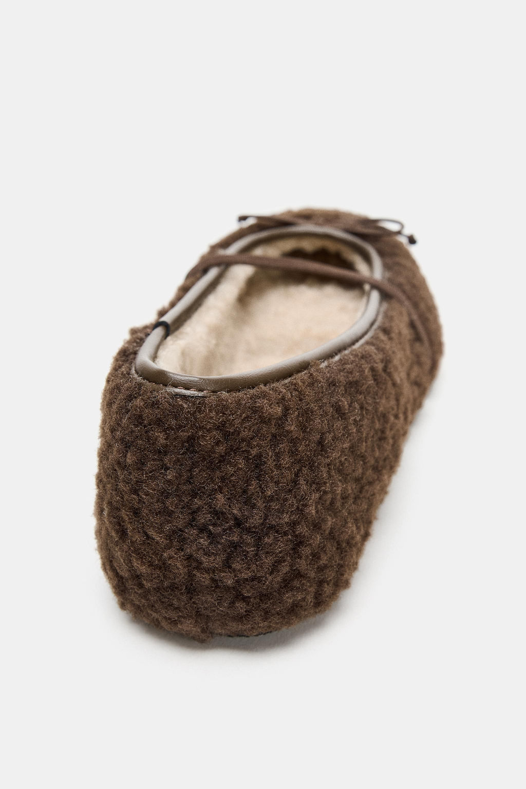 BORG EFFECT BALLERINAS - Zara фото 6