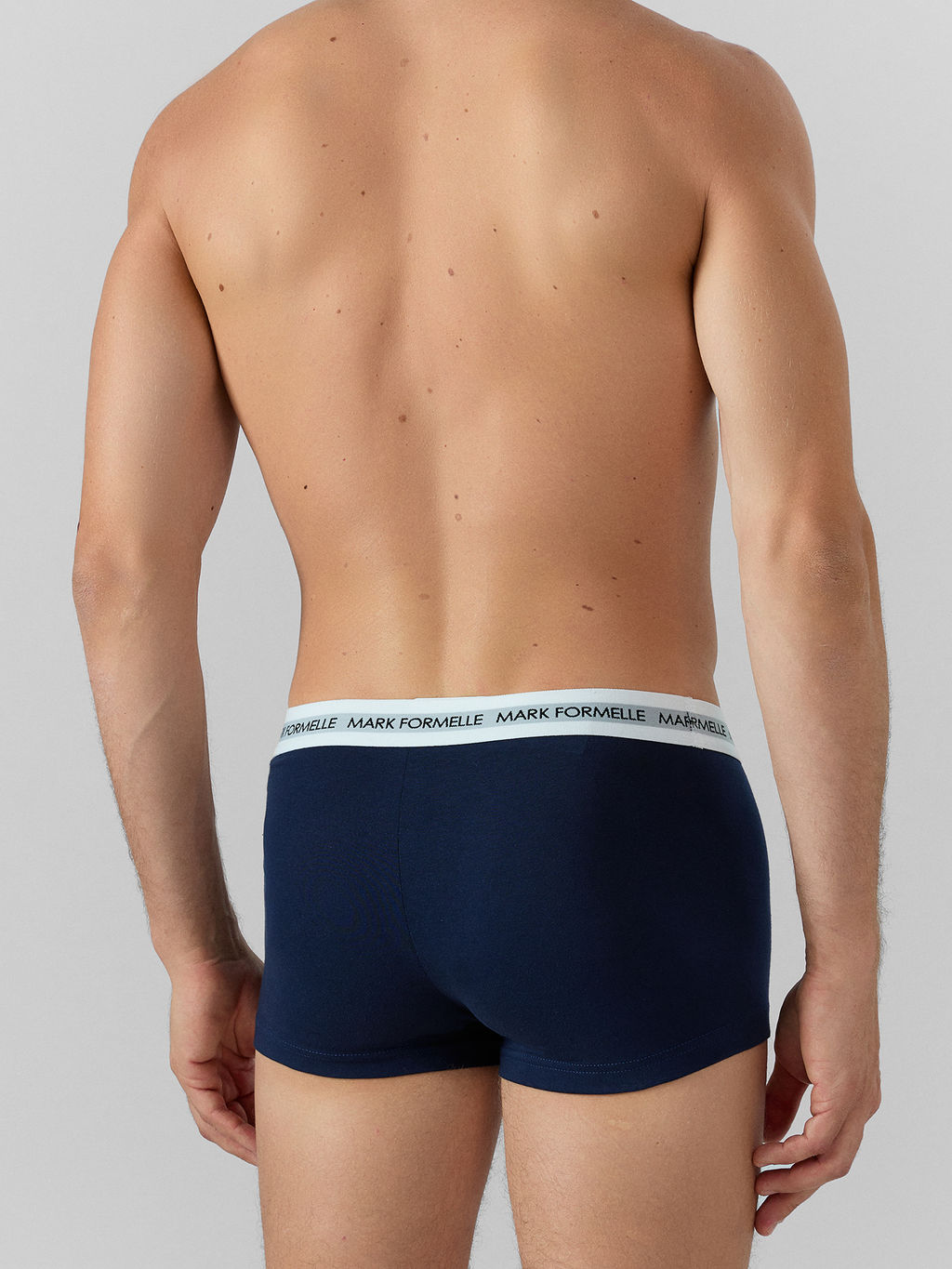 Цена за 2 штуки! Трусы боксеры мужские синие - Mark formelle фото 5
