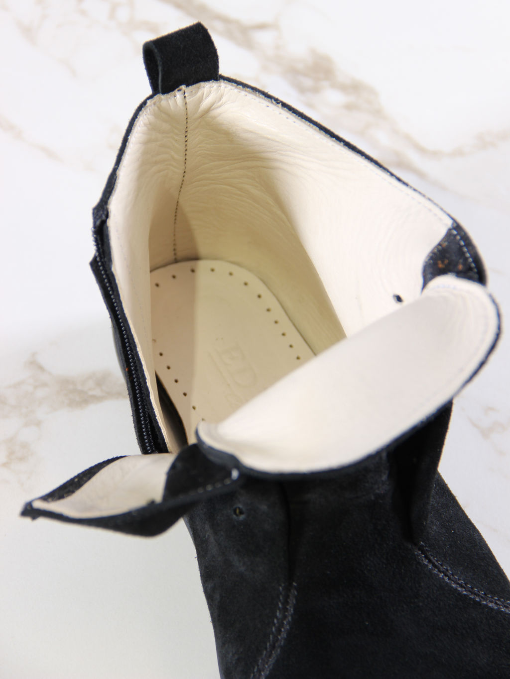 Босоногие ботинки EDART 352.K.NATAbl.Черная замша/кожаная подкладка