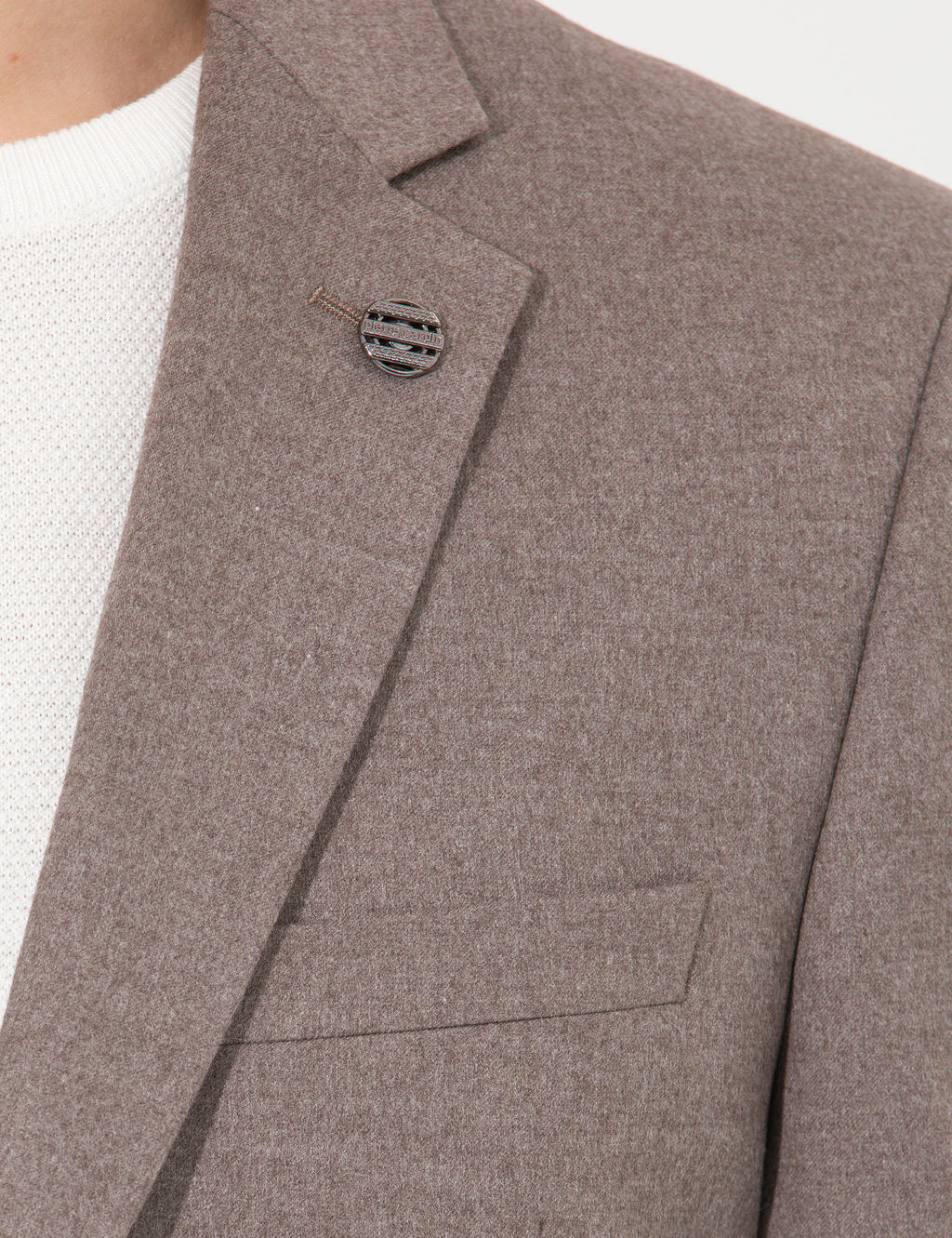 A__k Kahverengi Slim Fit Tak_m Elbise