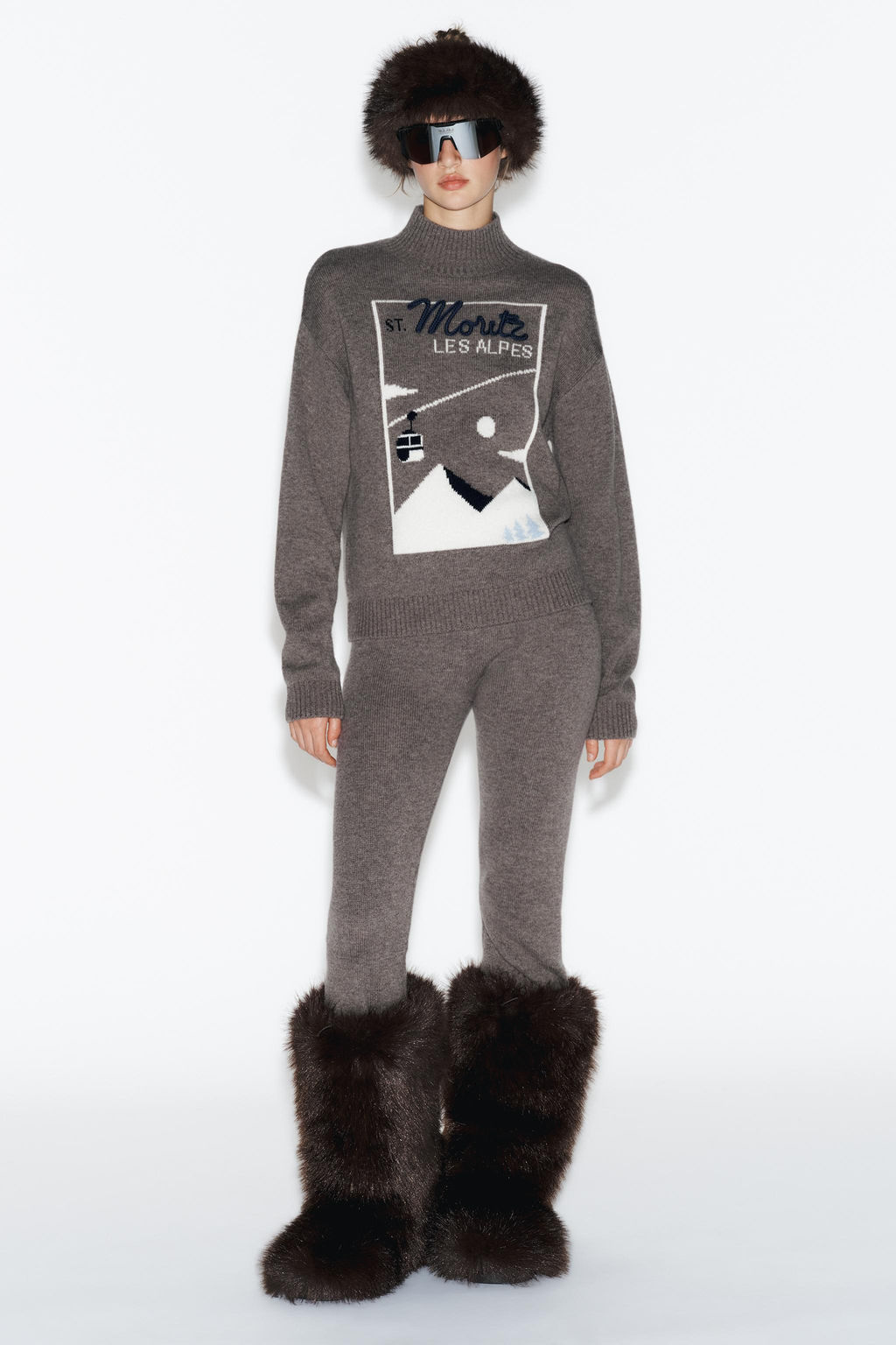 90% WOOL SKI COLLECTION JUMPER - Zara фото 14
