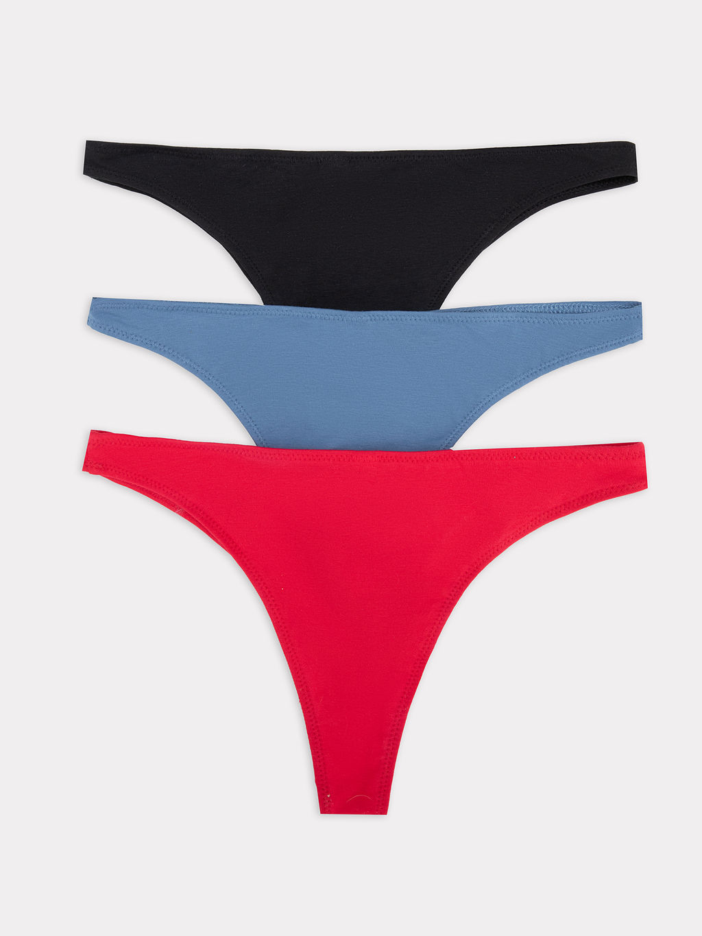 Трусы женские бразилиана мультипак (3 шт.) в синем цвете вечерние сумерки 412555-3 - Mark formelle фото 7