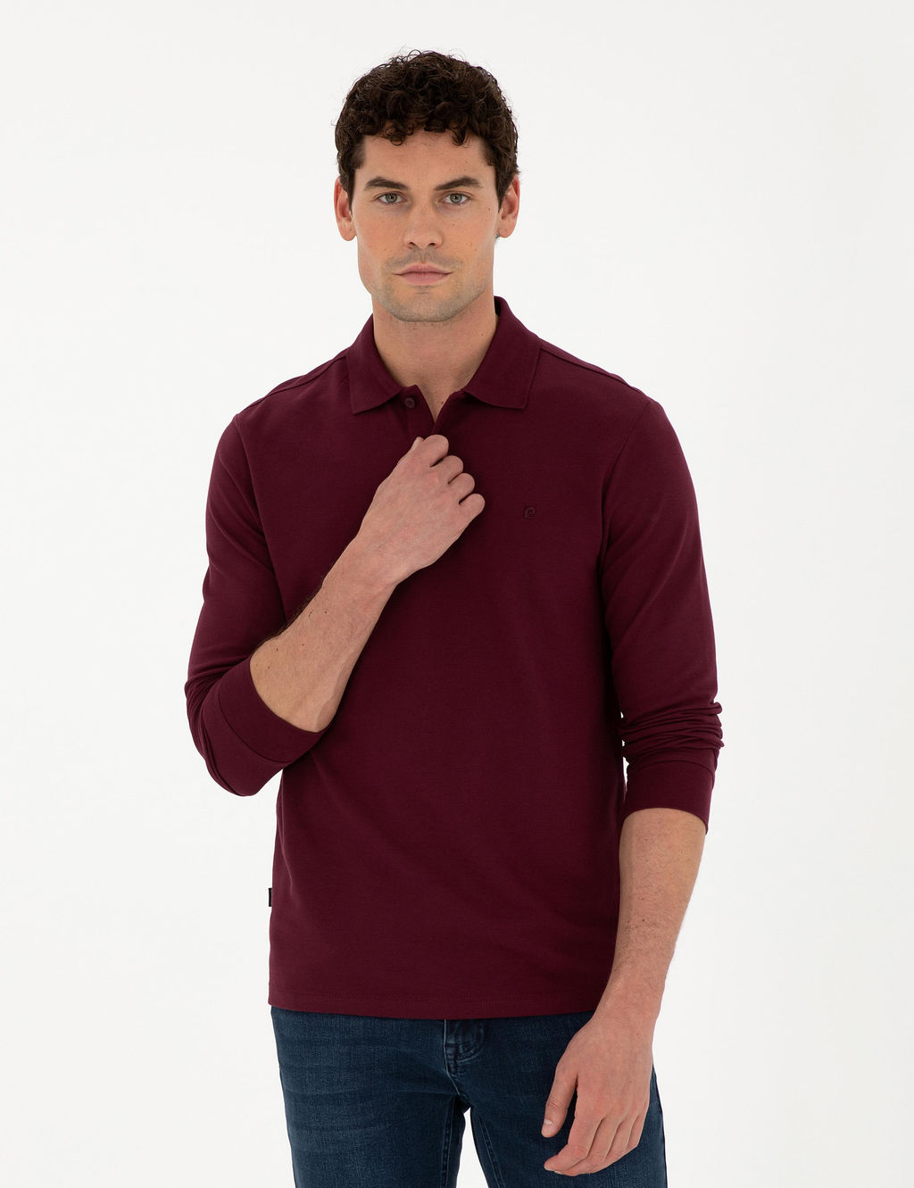 Bordo Slim Fit Basic Sweatshirt