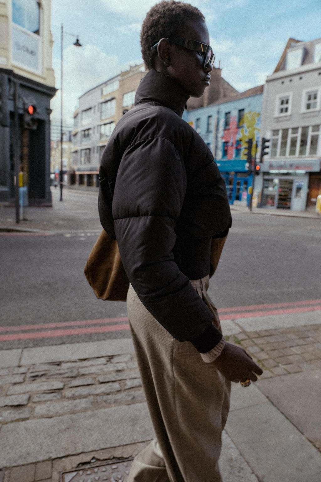 COMBINED CROPPED PUFFER JACKET - Zara фото 4