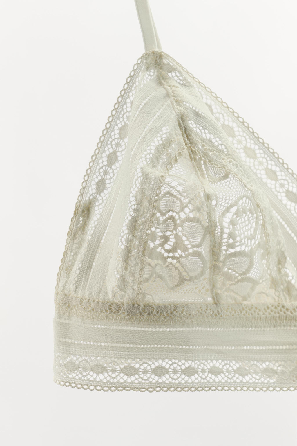 LACE TRIANGLE BRALETTE - Zara фото 5