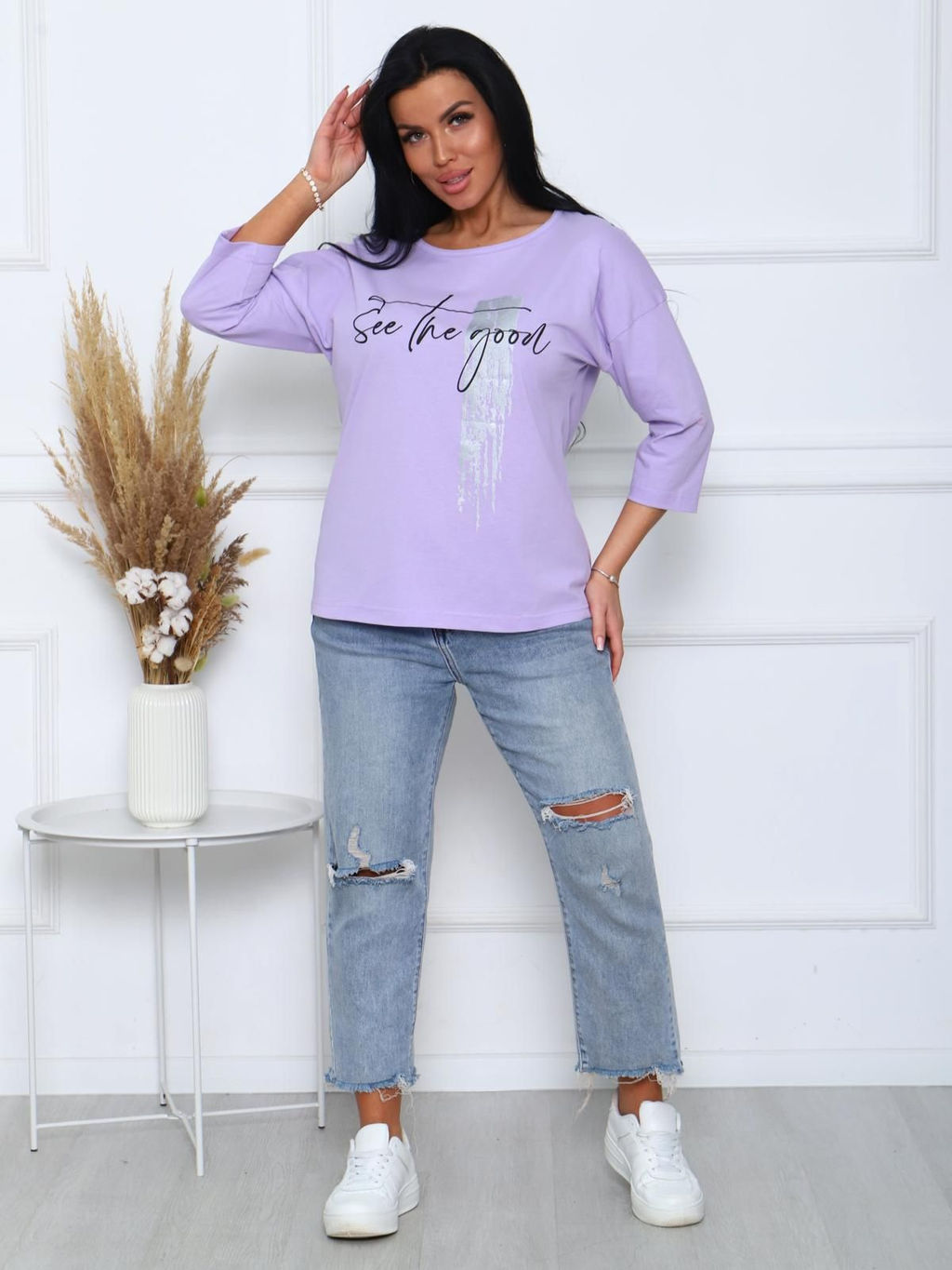 IV-CAPRIZ Эрини - футболка сирень  фото 2