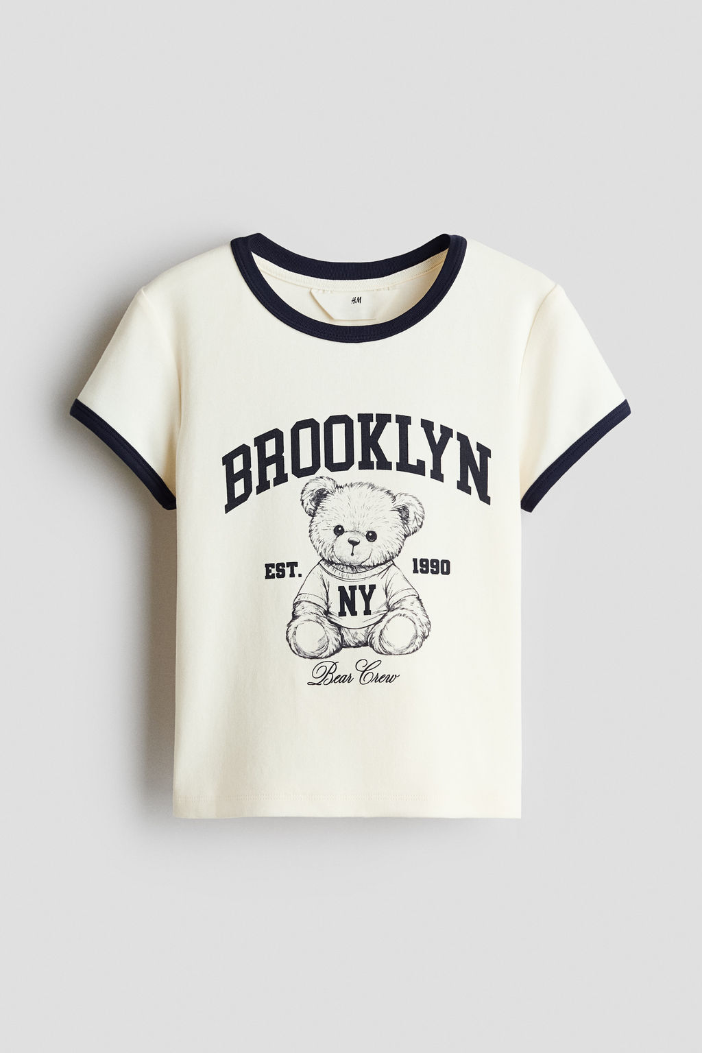 Camiseta de algod?n con motivo estampado