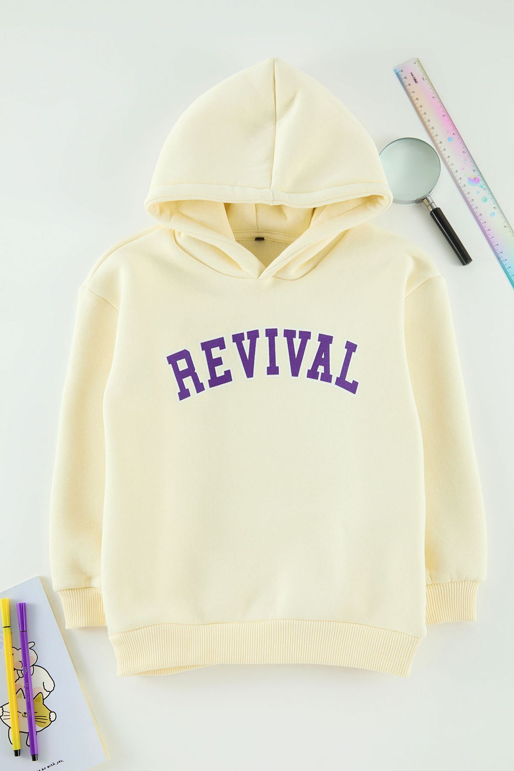 Tas Unisex Anne-Baba-Cocuk SloganBask?l? Orme Sweatshirt TKDAW25SW00076 - Trendyolmilla фото 2