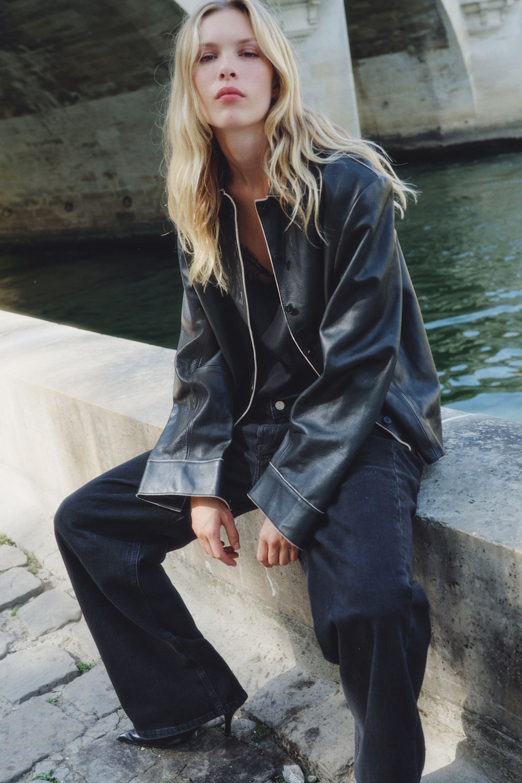 Leather jacket - H&m фото 4
