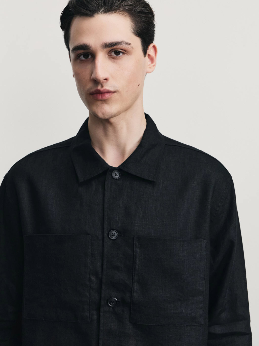 Рубашка 100% лён premium / Zarina фото 7