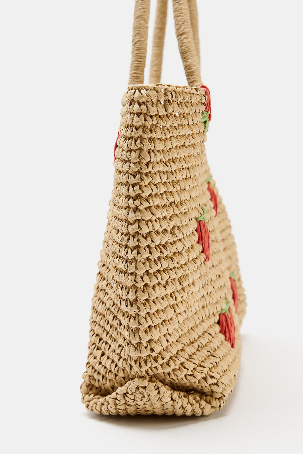 SHOPPER BORDADO / Beige claro - Zara фото 4