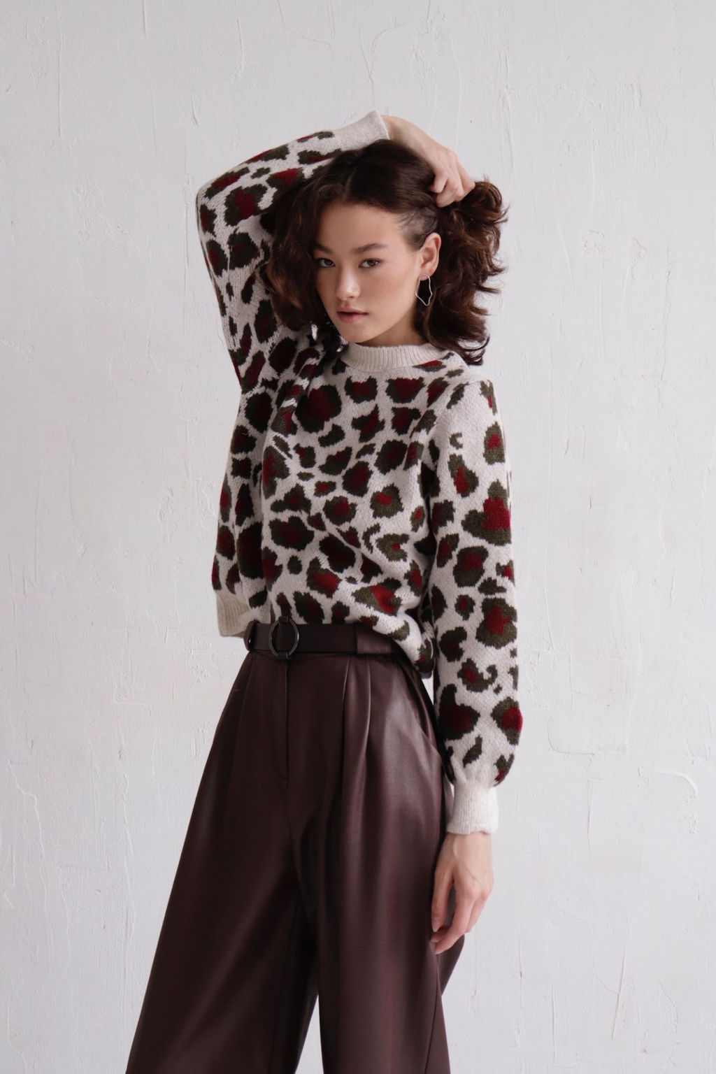 10046 Джемпер леопардовый - Martichelli фото 8